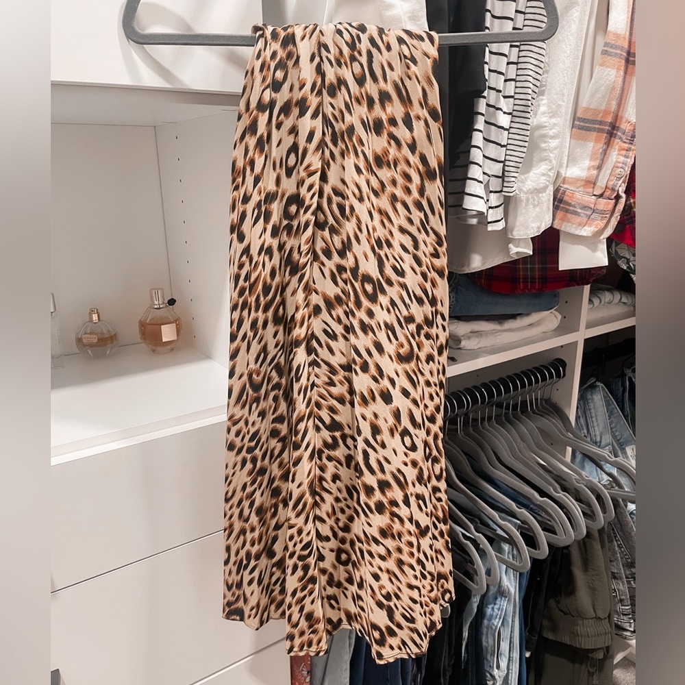 Leopard Midi Skirt